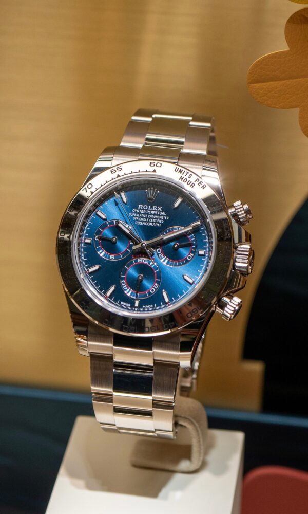 Đồng hồ Rolex Cosmograph Daytona 126509 Vàng trắng Mặt xanh 40mm