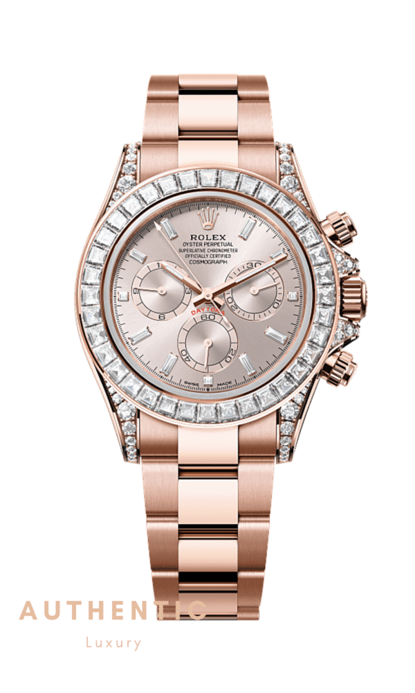 Đồng hồ Rolex Cosmograph Daytona 126595TBR Mặt số hồng 40mm