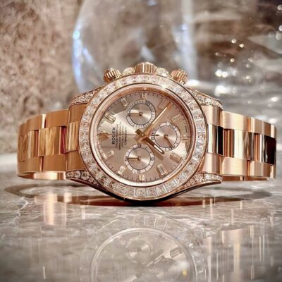 Đồng hồ Rolex Cosmograph Daytona 126595TBR Mặt số hồng 40mm