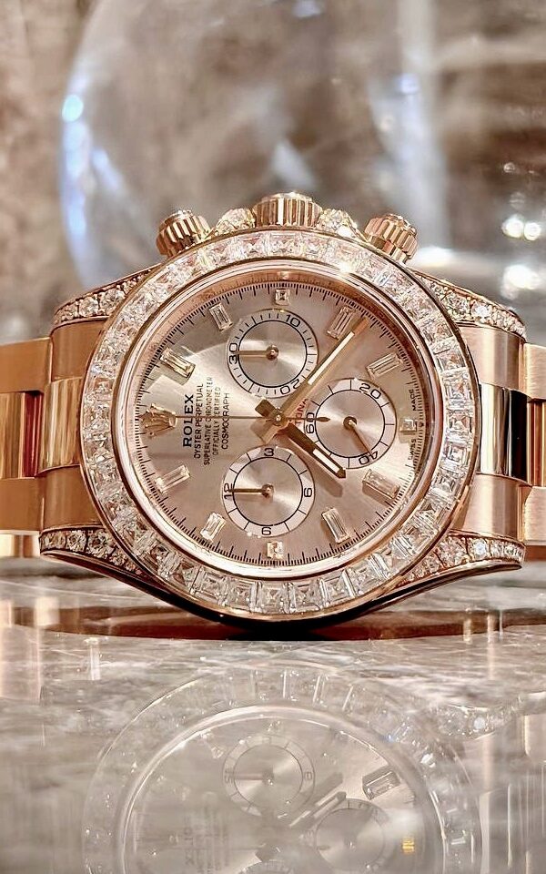Đồng hồ Rolex Cosmograph Daytona 126595TBR Mặt số hồng 40mm