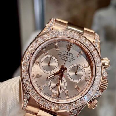 Đồng hồ Rolex Cosmograph Daytona 126595TBR Mặt số hồng 40mm