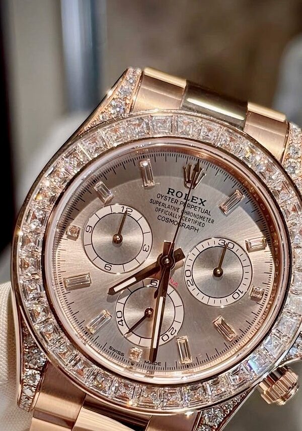 Đồng hồ Rolex Cosmograph Daytona 126595TBR Mặt số hồng 40mm