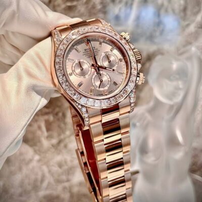 Đồng hồ Rolex Cosmograph Daytona 126595TBR Mặt số hồng 40mm