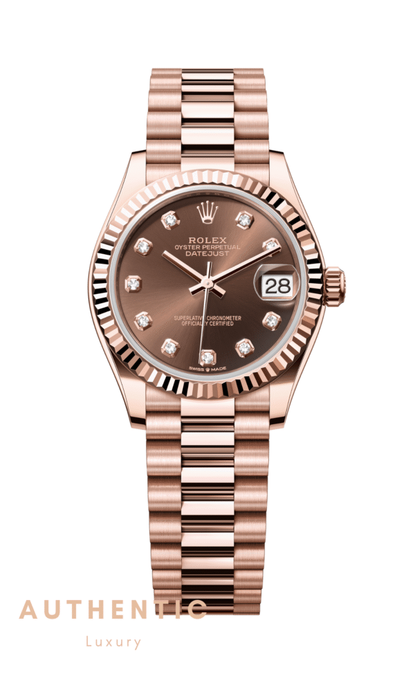 Đồng hồ Rolex Datejust 278275 Mặt Chocolate Dây President 31mm
