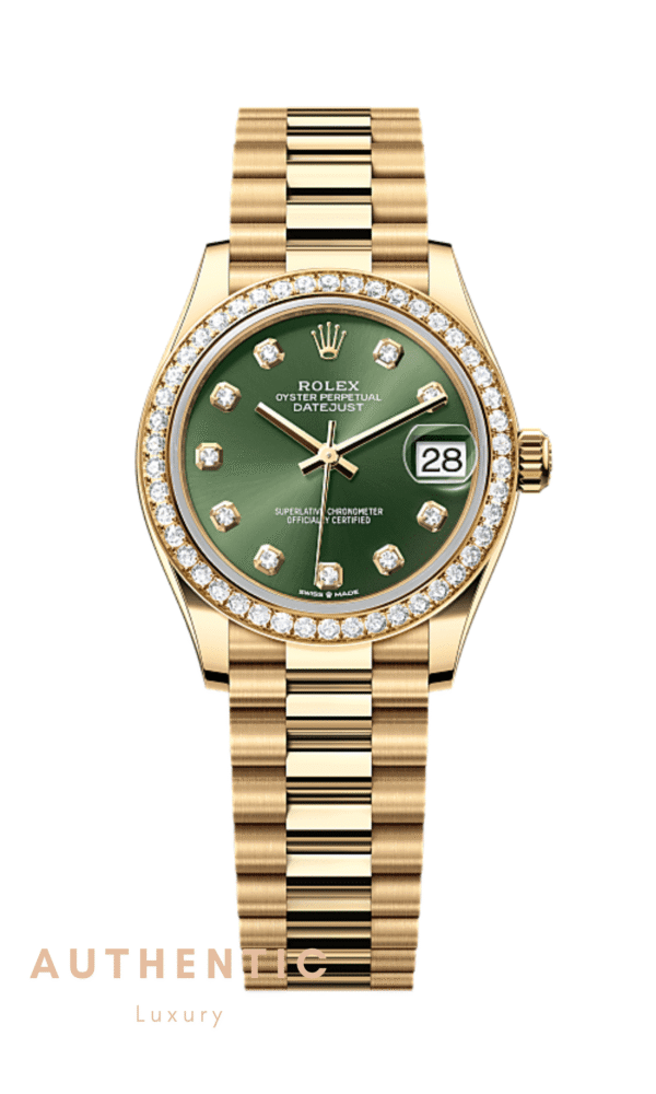 Đồng hồ Rolex Datejust 278288RBR Mặt xanh Olive 31mm