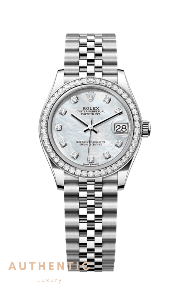 Đồng hồ Rolex Datejust 278384RBR Vàng/Thép Mặt khảm trai 31mm