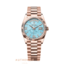 Đồng hồ Rolex Day-Date 128235 Mặt đá Turquoise Ngọc lam 36mm