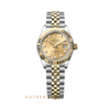 Đồng hồ Rolex Lady-Datejust 279173 Mặt vàng Champagne 28mm