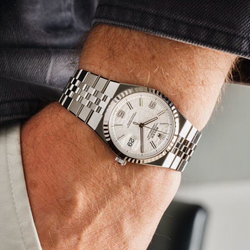 Đồng hồ Rolex Land-Dweller 127234 Vàng/Thép Mặt số trắng 36mm