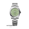 Đồng hồ Rolex Oyster Perpetual 126000 Thép Mặt xanh Pistachio 36mm