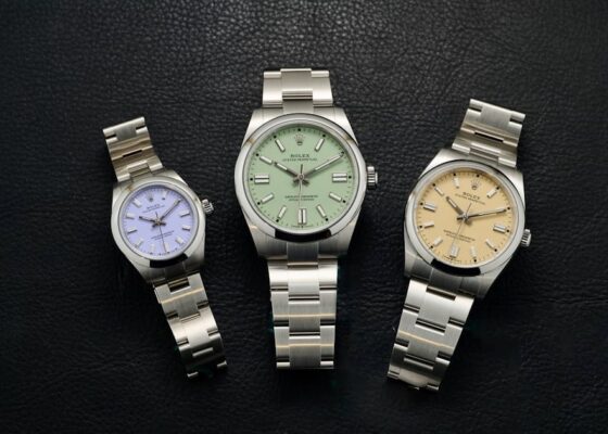 Đồng hồ Rolex Oyster Perpetual 126000 Thép Mặt xanh Pistachio 36mm