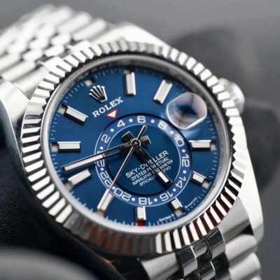 Đồng hồ Rolex Sky Dweller 336934 Vàng trắng/Thép Mặt xanh Dây Jubilee 42mm