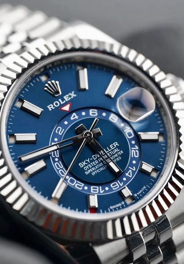 Đồng hồ Rolex Sky Dweller 336934 Vàng trắng/Thép Mặt xanh Dây Jubilee 42mm