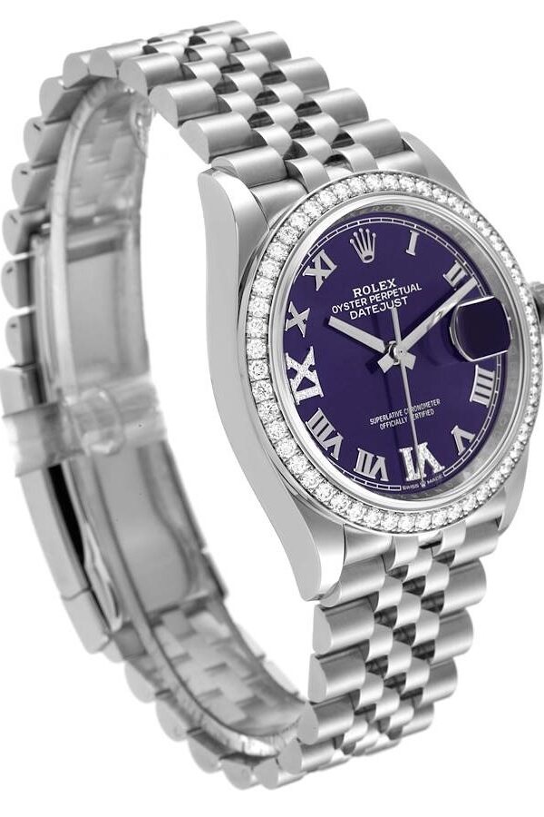 Đồng hồ Rolex Datejust 126284 Thép Mặt tím 36mm