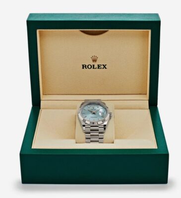 Đồng hồ Rolex Day-Date 128236 Platinum Iceblue 36mm
