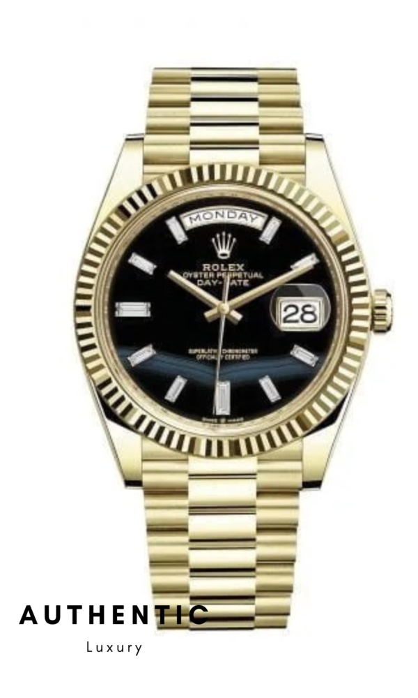 Đồng hồ Rolex Day-Date 228238 Mặt đá Onyx 40mm