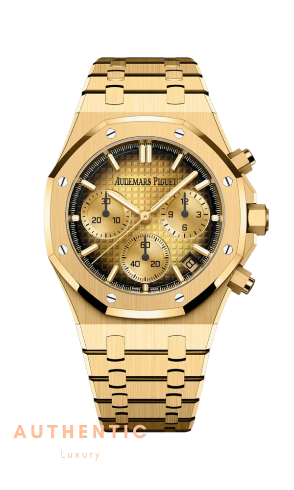 Đồng hồ Audemars Piguet Royal Oak Chronograph 26240BA Mặt khói màu vàng 41mm
