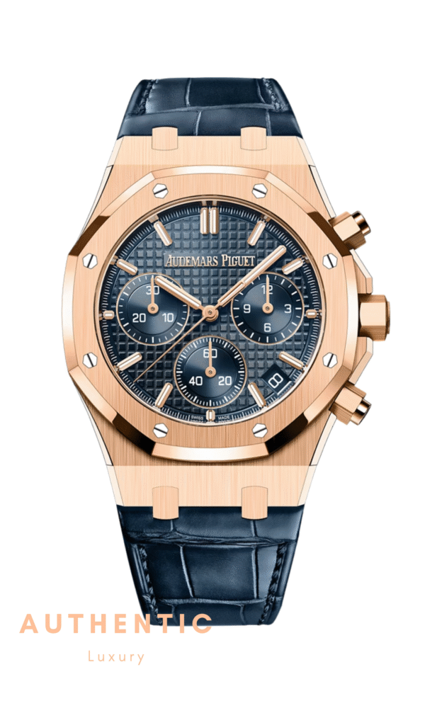 Đồng hồ Audemars Piguet Royal Oak 26240OR Mặt xanh blue dây da 41mm