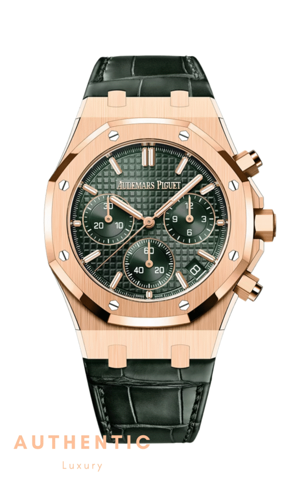 Đồng hồ Audemars Piguet Royal Oak 26240OR Mặt xanh lá dây da 41mm