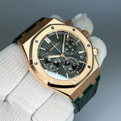 Đồng hồ Audemars Piguet Royal Oak 26240OR Mặt xanh lá dây da 41mm