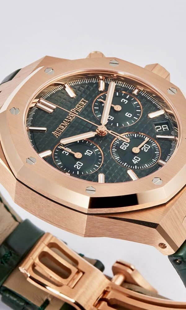 Đồng hồ Audemars Piguet Royal Oak 26240OR Mặt xanh lá dây da 41mm