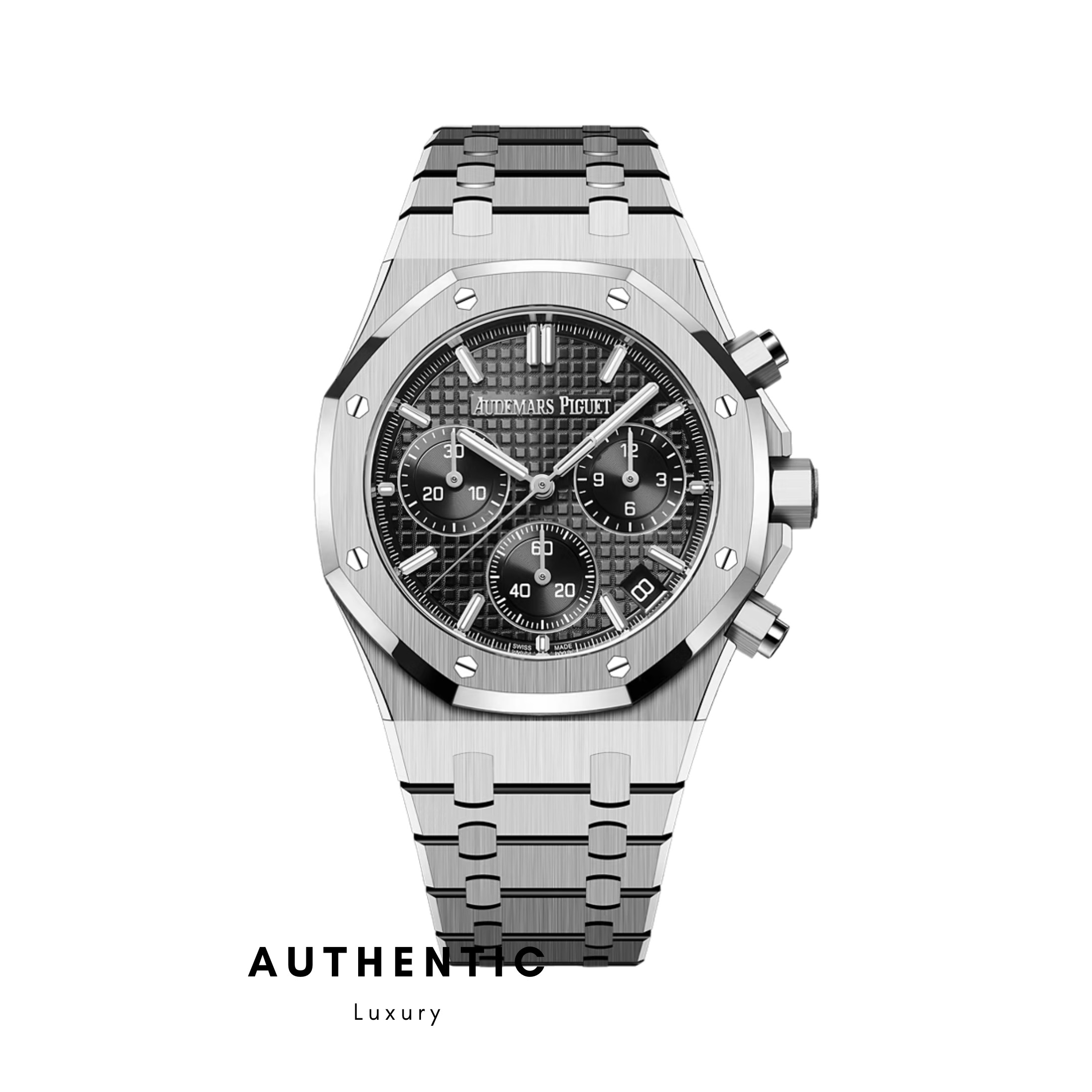 Đồng hồ Audemars Piguet Royal Oak Chronograph 26240ST Thép Mặt đen 41mm