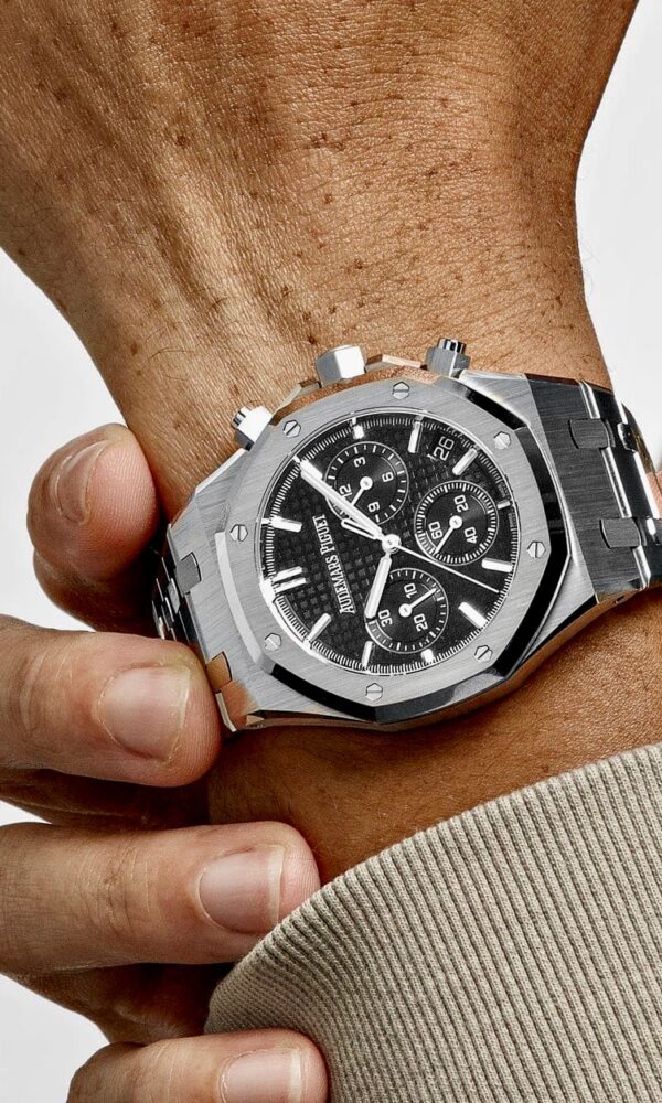 Đồng hồ Audemars Piguet Royal Oak Chronograph 26240ST Thép Mặt đen 41mm