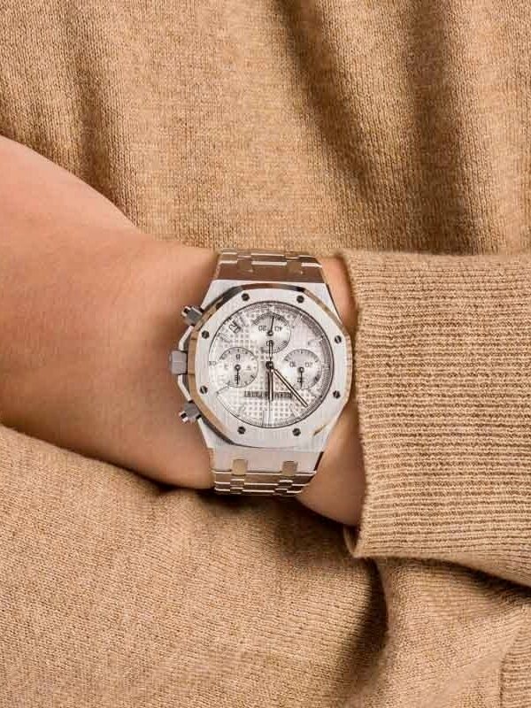 Đồng hồ Audemars Piguet Royal Oak Chronograph 26240ST Thép trắng 41mm