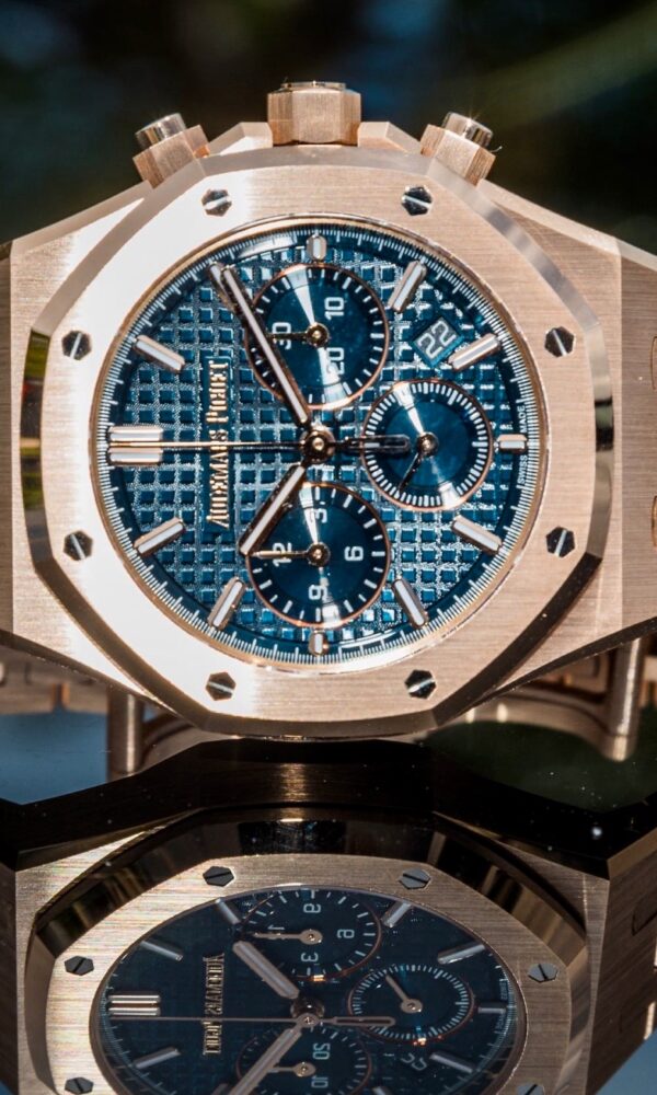 Đồng hồ Audemars Piguet Royal Oak Chronograph 26715OR Mặt xanh blue 38mm