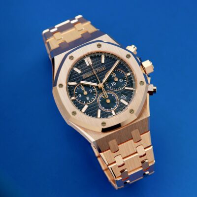 Đồng hồ Audemars Piguet Royal Oak Chronograph 26715OR Mặt xanh blue 38mm