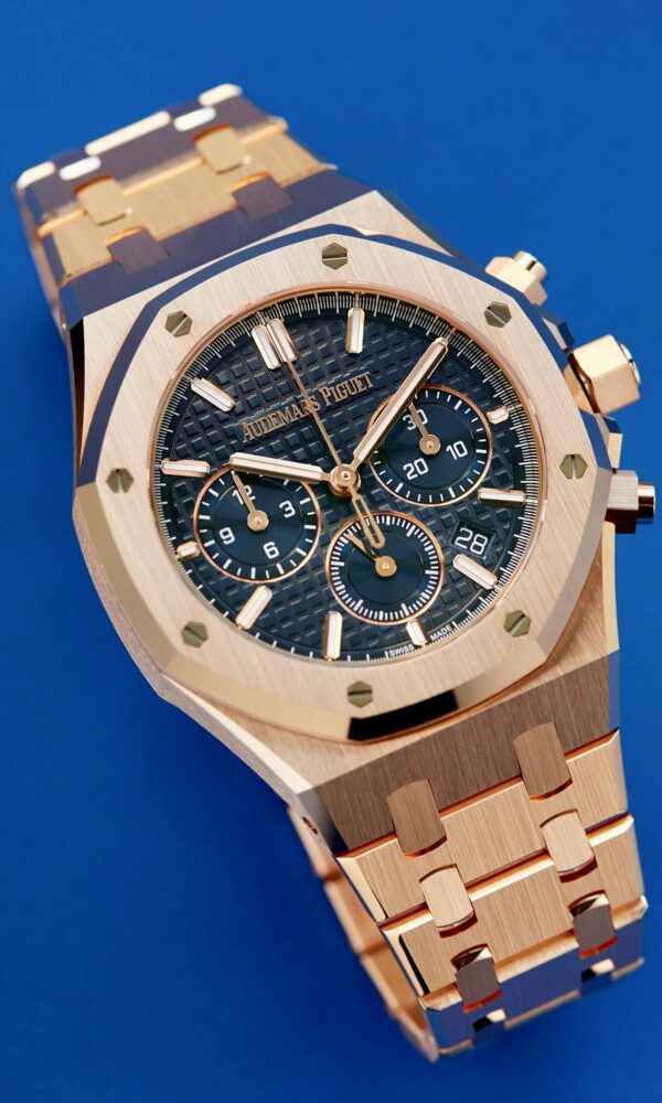 Đồng hồ Audemars Piguet Royal Oak Chronograph 26715OR Mặt xanh blue 38mm