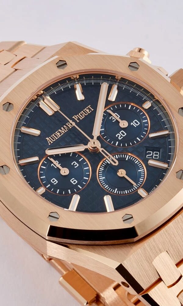 Đồng hồ Audemars Piguet Royal Oak Chronograph 26715OR Mặt xanh blue 38mm