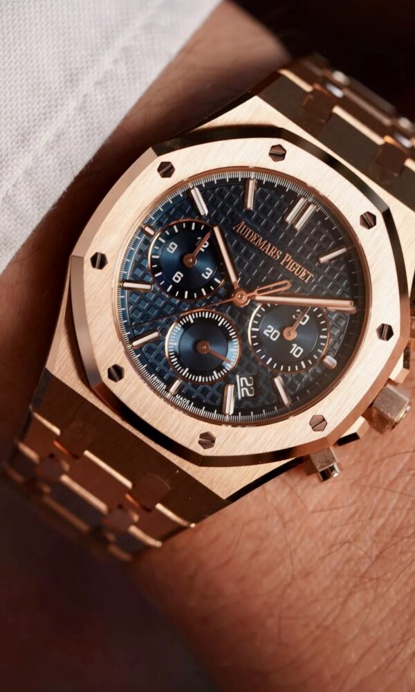 Đồng hồ Audemars Piguet Royal Oak Chronograph 26715OR Mặt xanh blue 38mm