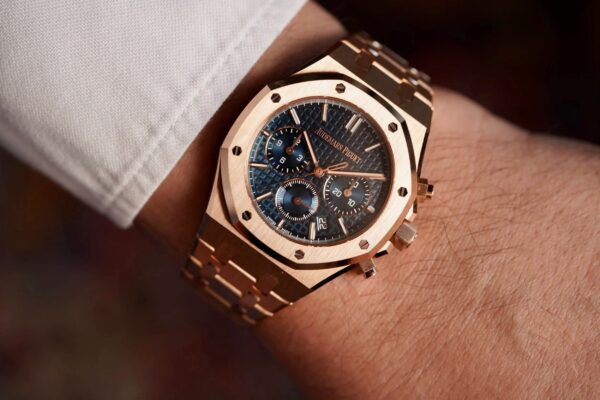 Đồng hồ Audemars Piguet Royal Oak Chronograph 26715OR Mặt xanh blue 38mm