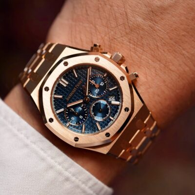 Đồng hồ Audemars Piguet Royal Oak Chronograph 26715OR Mặt xanh blue 38mm