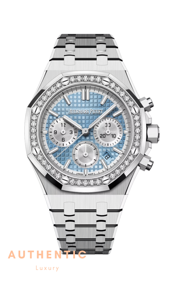 Đồng hồ Audemars Piguet Royal Oak Chronograph 26715ST Thép Ice blue 38mm