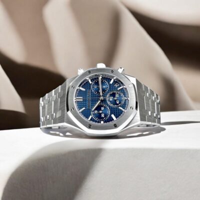 Đồng hồ Audemars Piguet Royal Oak Chronograph 26715ST Thép Mặt xanh blue 38mm