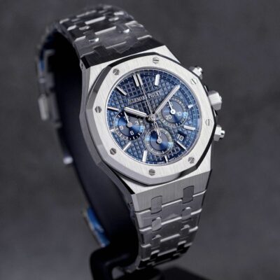 Đồng hồ Audemars Piguet Royal Oak Chronograph 26715ST Thép Mặt xanh blue 38mm