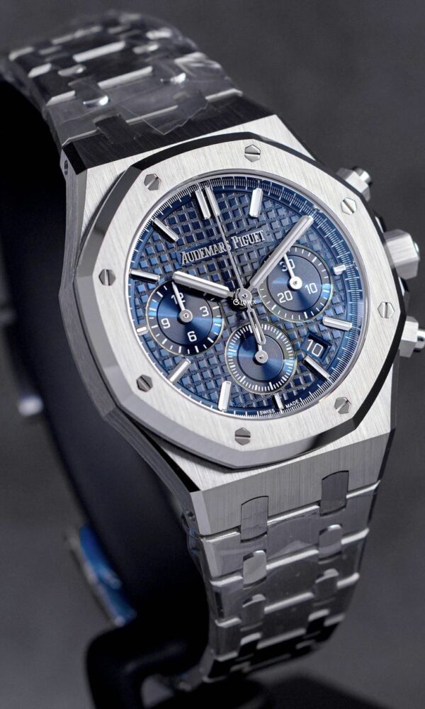 Đồng hồ Audemars Piguet Royal Oak Chronograph 26715ST Thép Mặt xanh blue 38mm