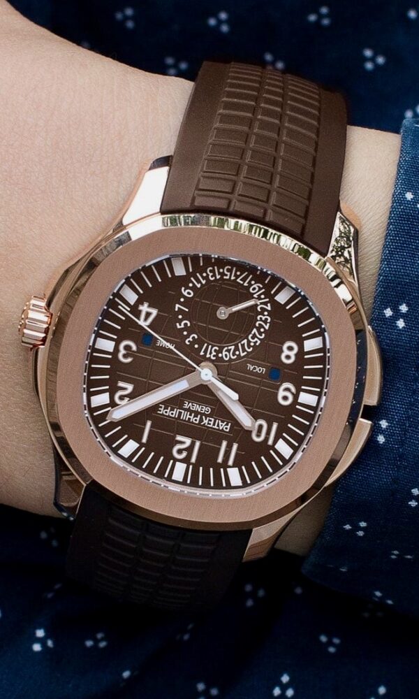 Đồng hồ Patek Philippe Aquanaut 5164R Mặt nâu 41mm