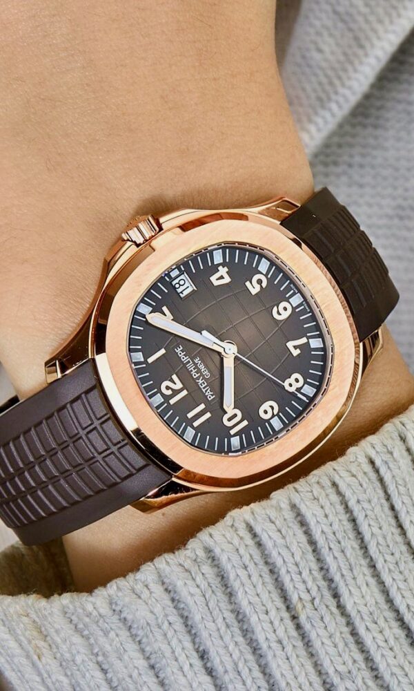 Đồng hồ Patek Philippe Aquanaut 5167R-001 Mặt nâu 40mm