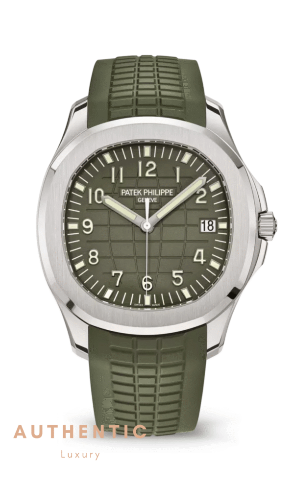 Đồng hồ Patek Philippe Aquanaut 5168G-010 Vàng trắng Mặt xanh lá 42mm