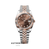 Đồng hồ Rolex Datejust 126331 Mặt Chocolate Cọc kim cương 41mm