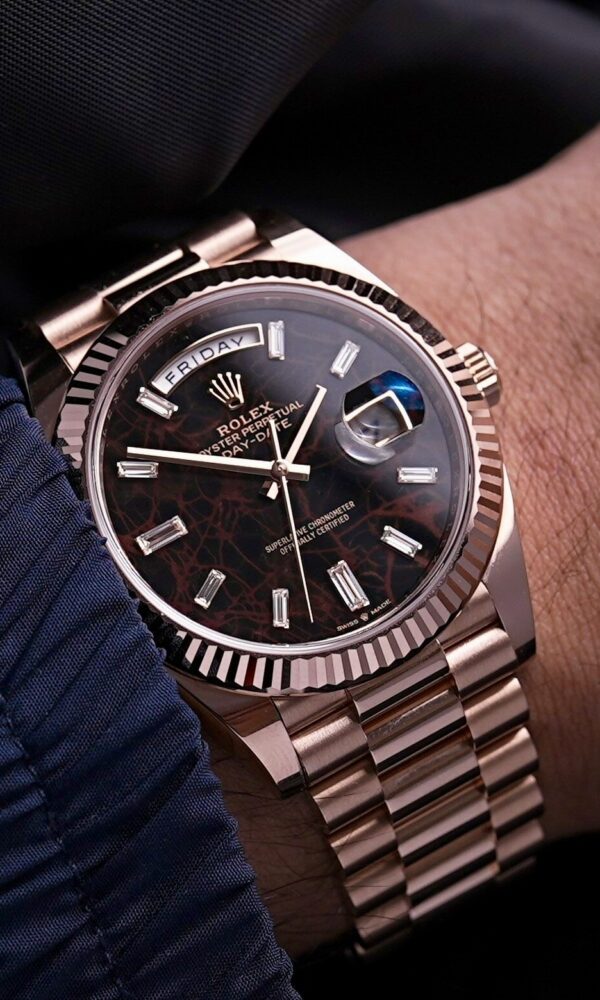 Đồng hồ Rolex Day-Date 228235 Mặt đá Eisenkiesel 40mm