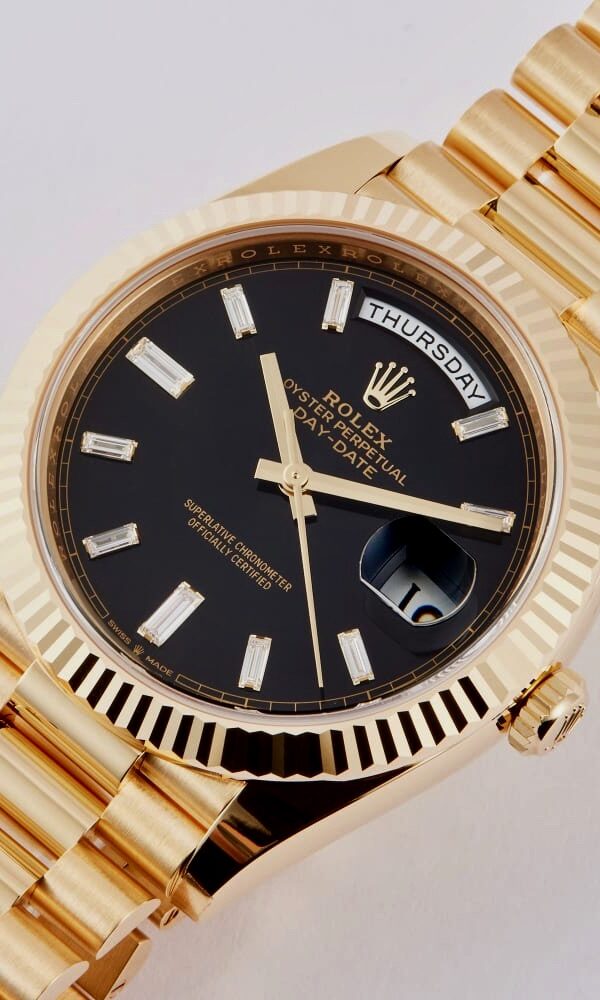 Đồng hồ Rolex Day-Date 228238 Mặt đen 40mm