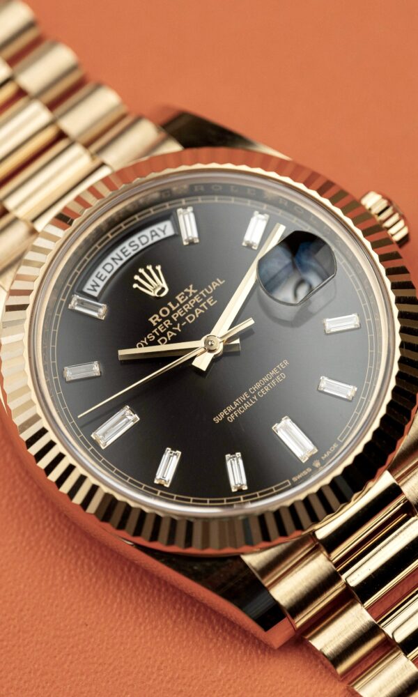 Đồng hồ Rolex Day-Date 228238 Mặt đen 40mm