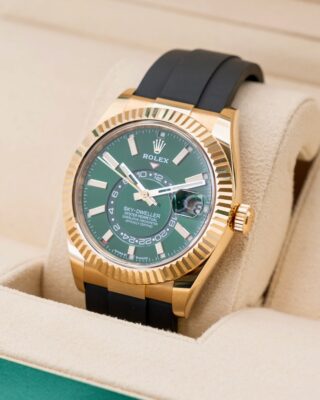 Đồng hồ Rolex Sky-Dweller 336238 Mặt xanh lá 42mm