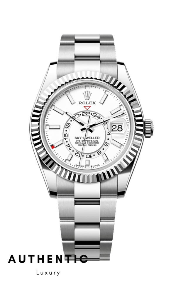 Đồng hồ Rolex Sky Dweller 336934 Vàng trắng/Thép Mặt trắng 42mm