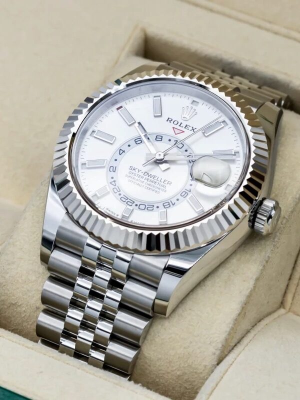 Đồng hồ Rolex Sky Dweller 336934 Vàng trắng/Thép Mặt trắng 42mm