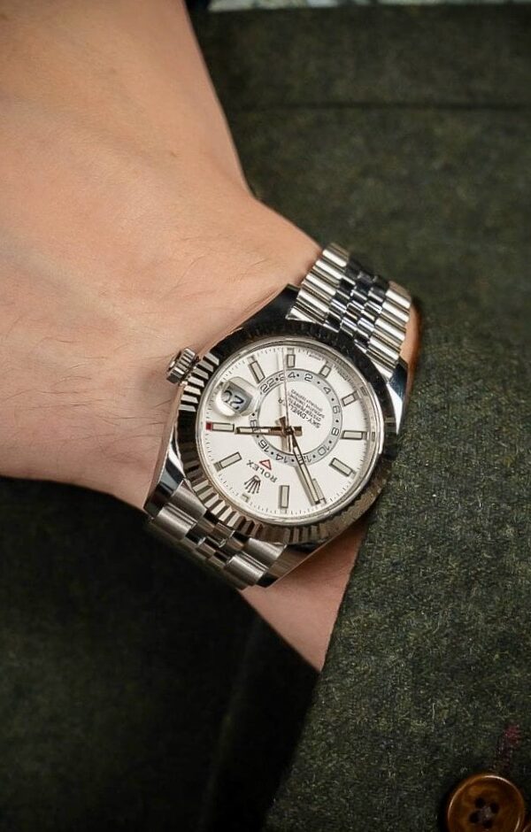 Đồng hồ Rolex Sky Dweller 336934 Vàng trắng/Thép Mặt trắng 42mm